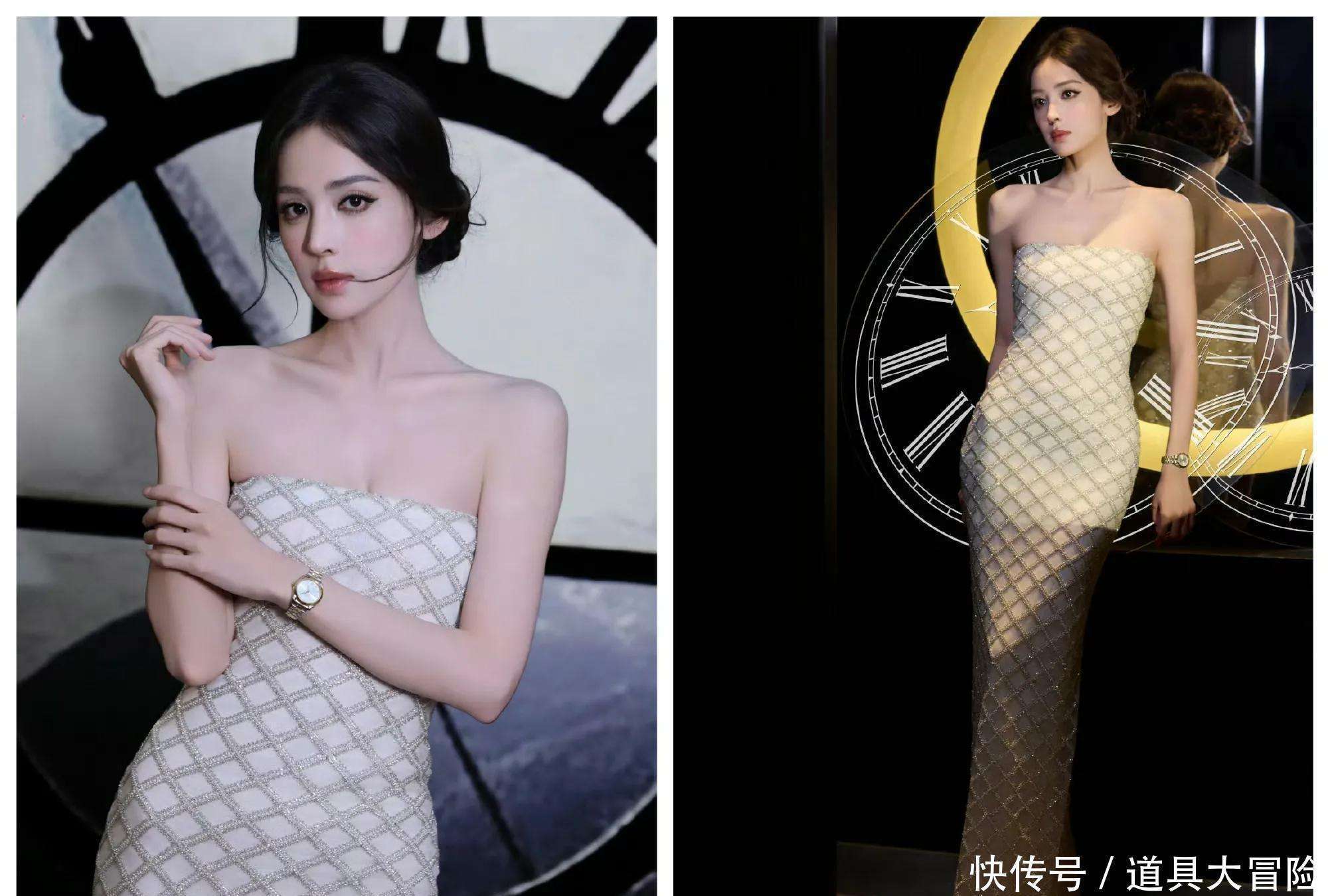 刘诗诗腕表86万关晓彤赢麻了！成都这晚：邱淑贞女儿丰满有料