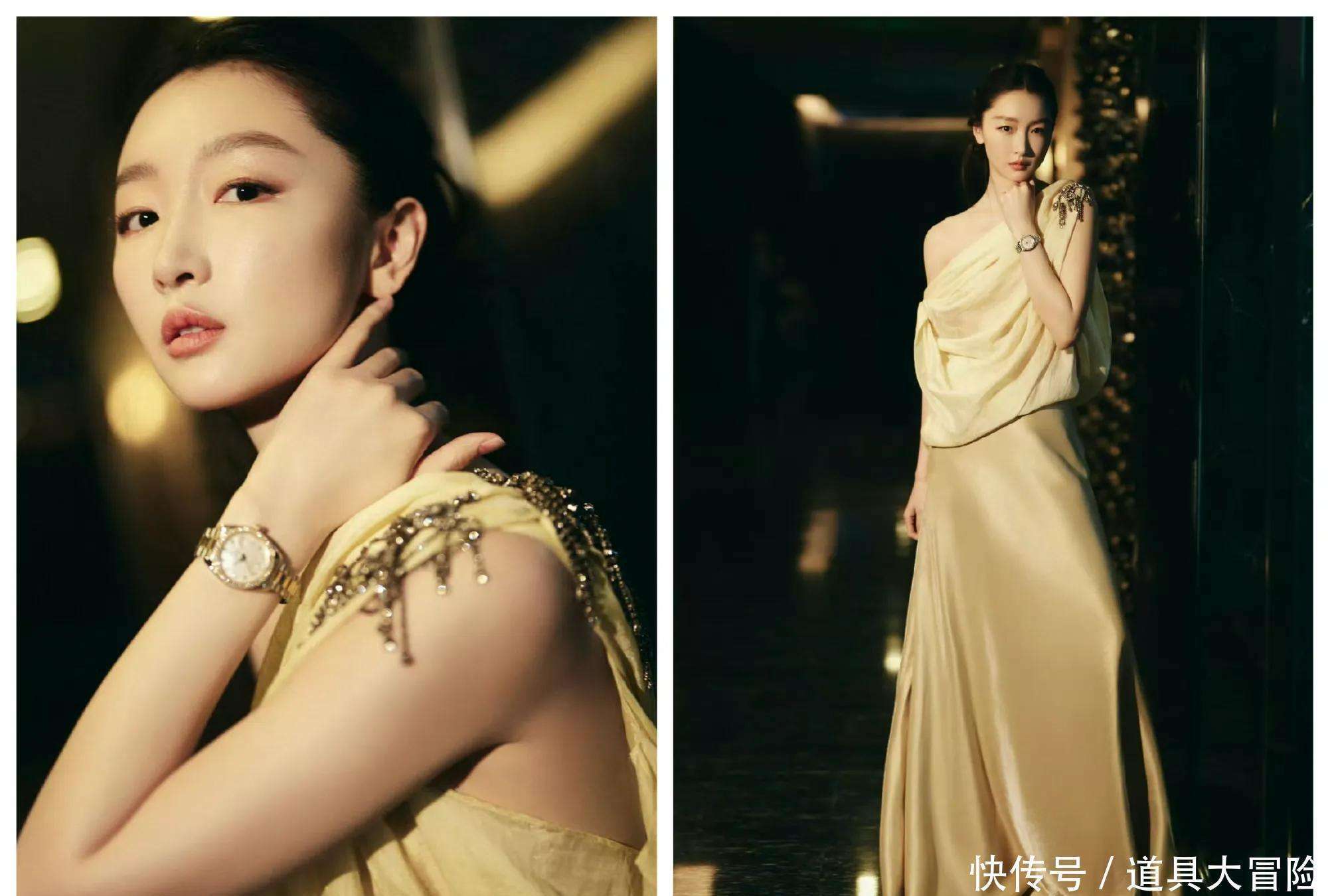 刘诗诗腕表86万关晓彤赢麻了！成都这晚：邱淑贞女儿丰满有料(图4)